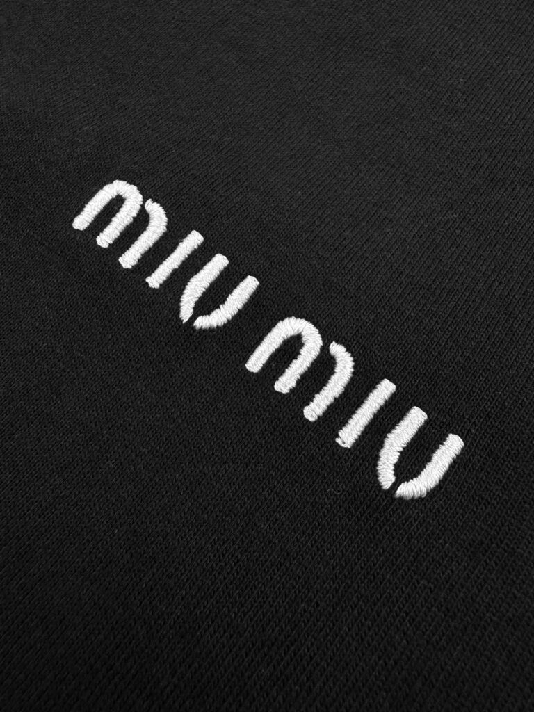 miu miu blauwe shirt