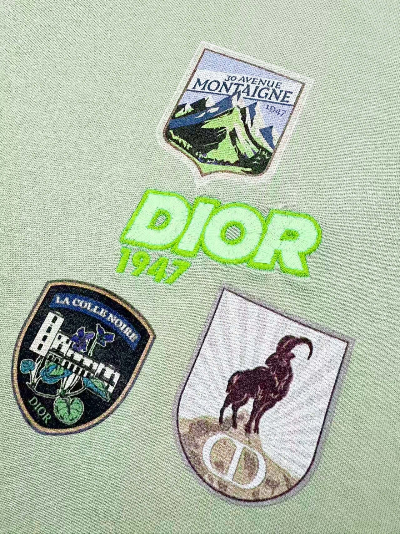 dior mountain t shirt 1947 collectie zwart (copy)