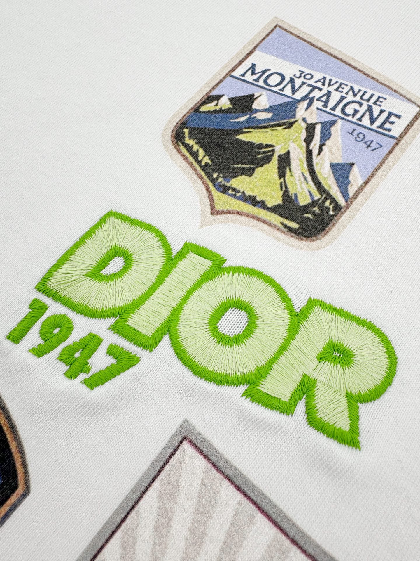 dior mountain t shirt 1947 collectie mint groen (copy)