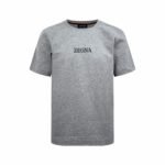 prada logo embroided t shirt zwart (copy)