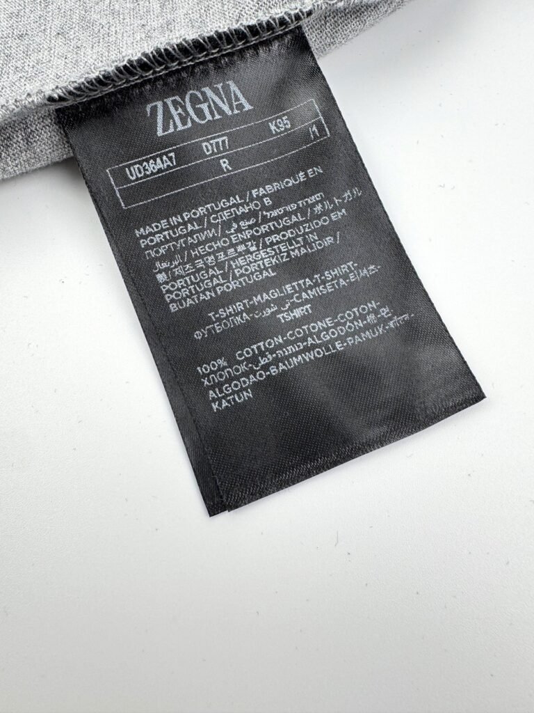 prada logo embroided t shirt zwart (copy)