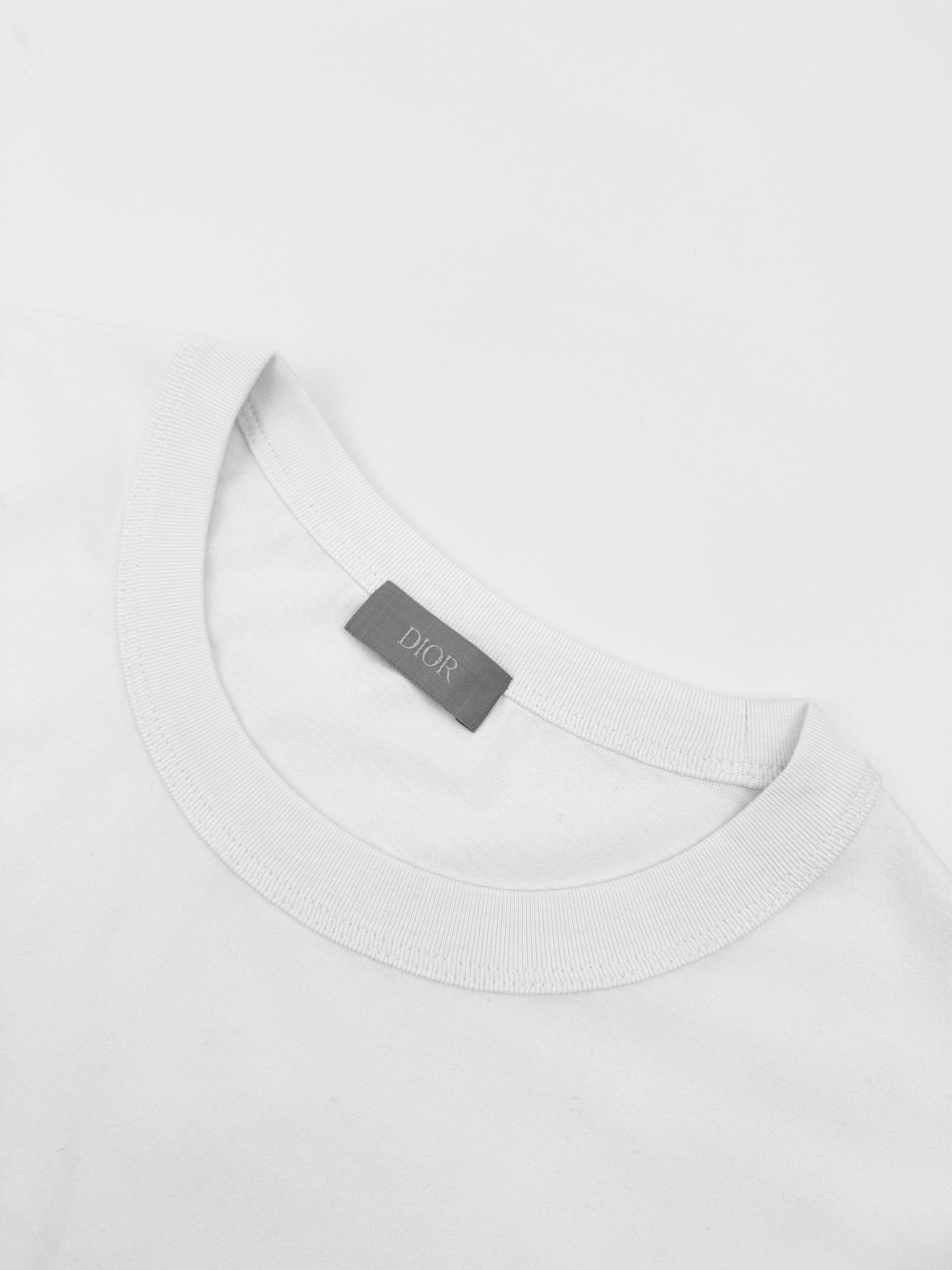 dior ribbon t shirt zwart