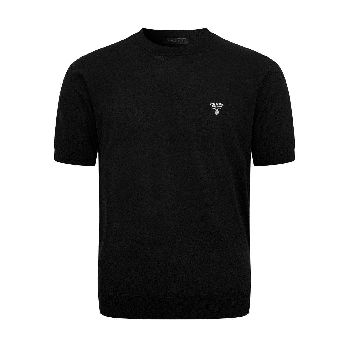 prada crewneck t shirt wit (copy)