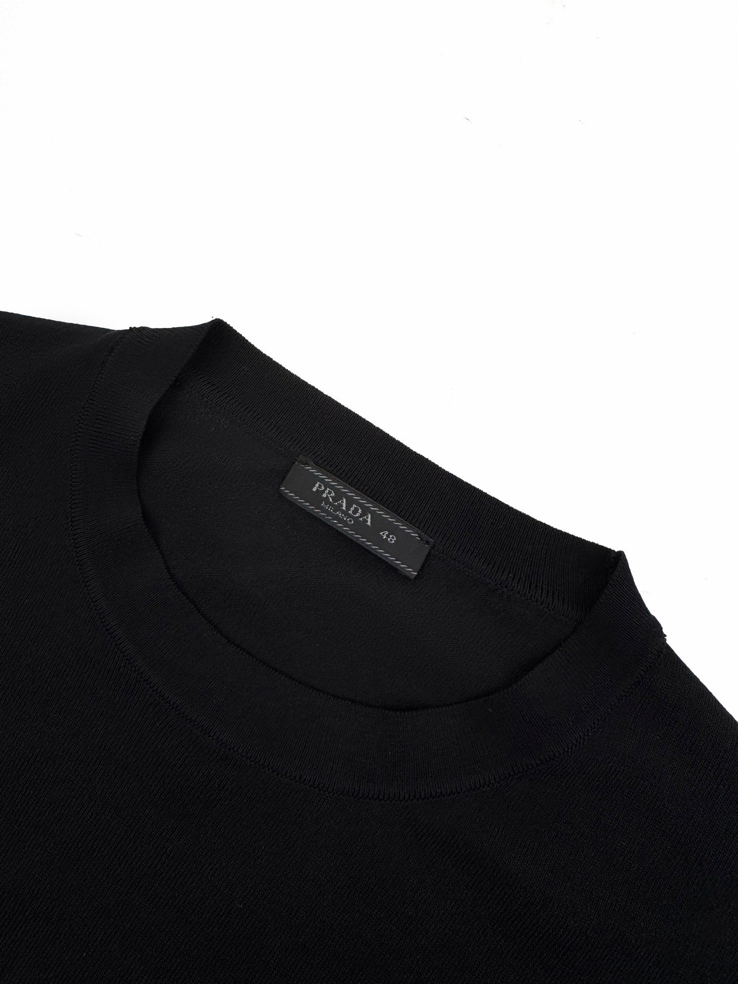 prada crewneck t shirt wit (copy)