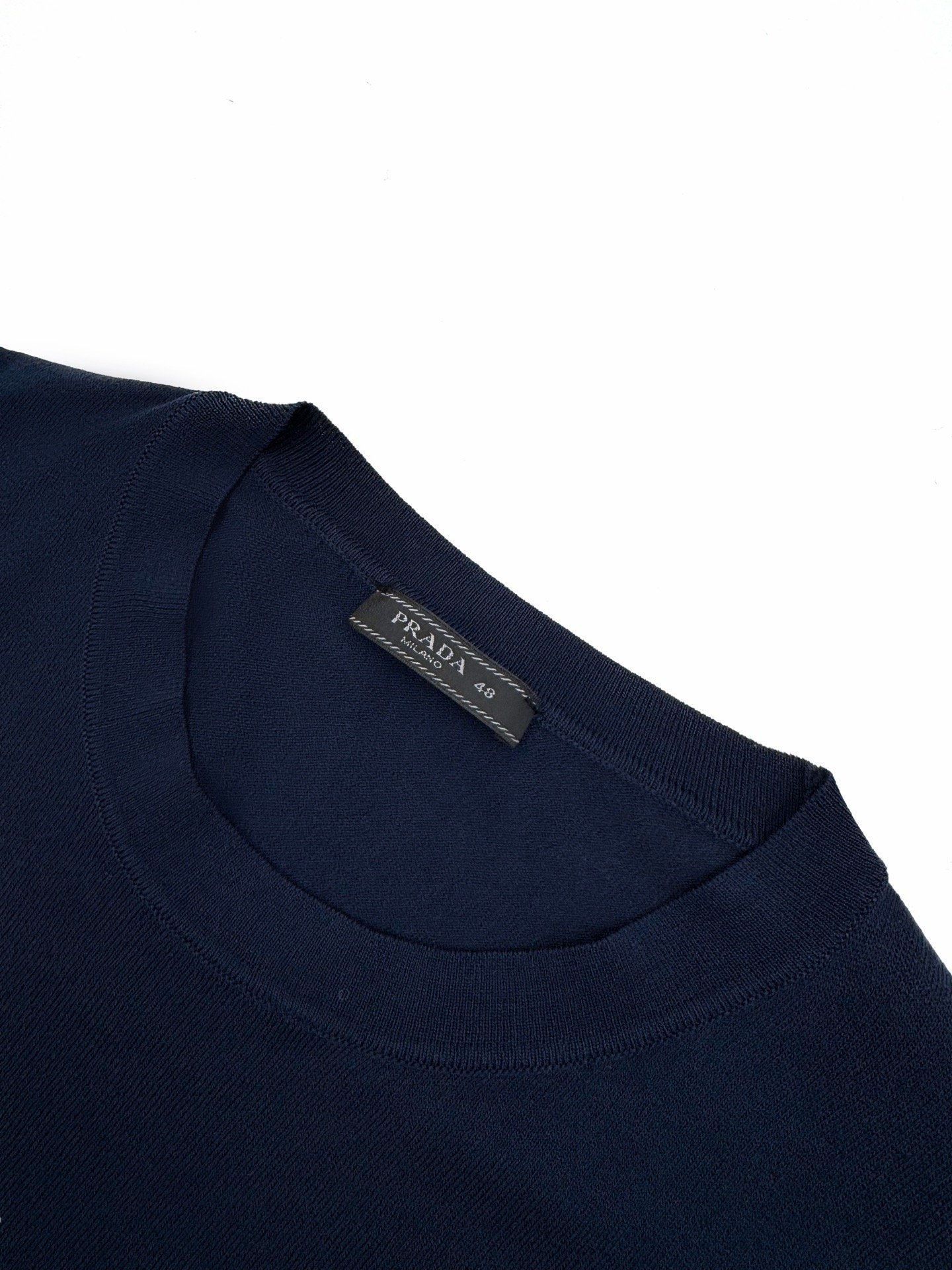 prada crewneck t shirt wit (copy)