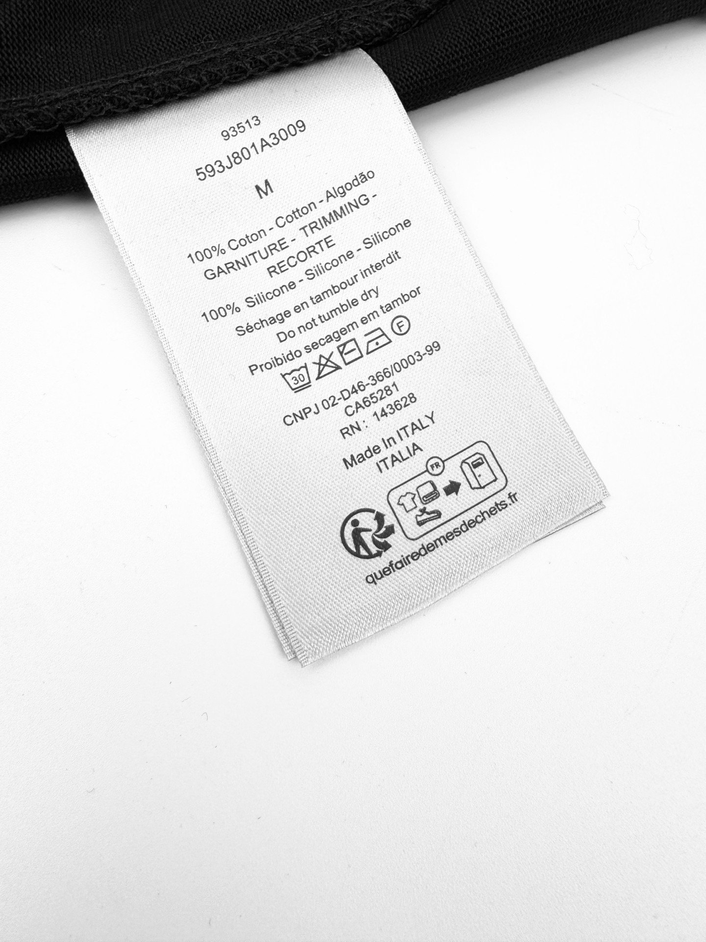 relaxed fit t shirt met dior oblique motief