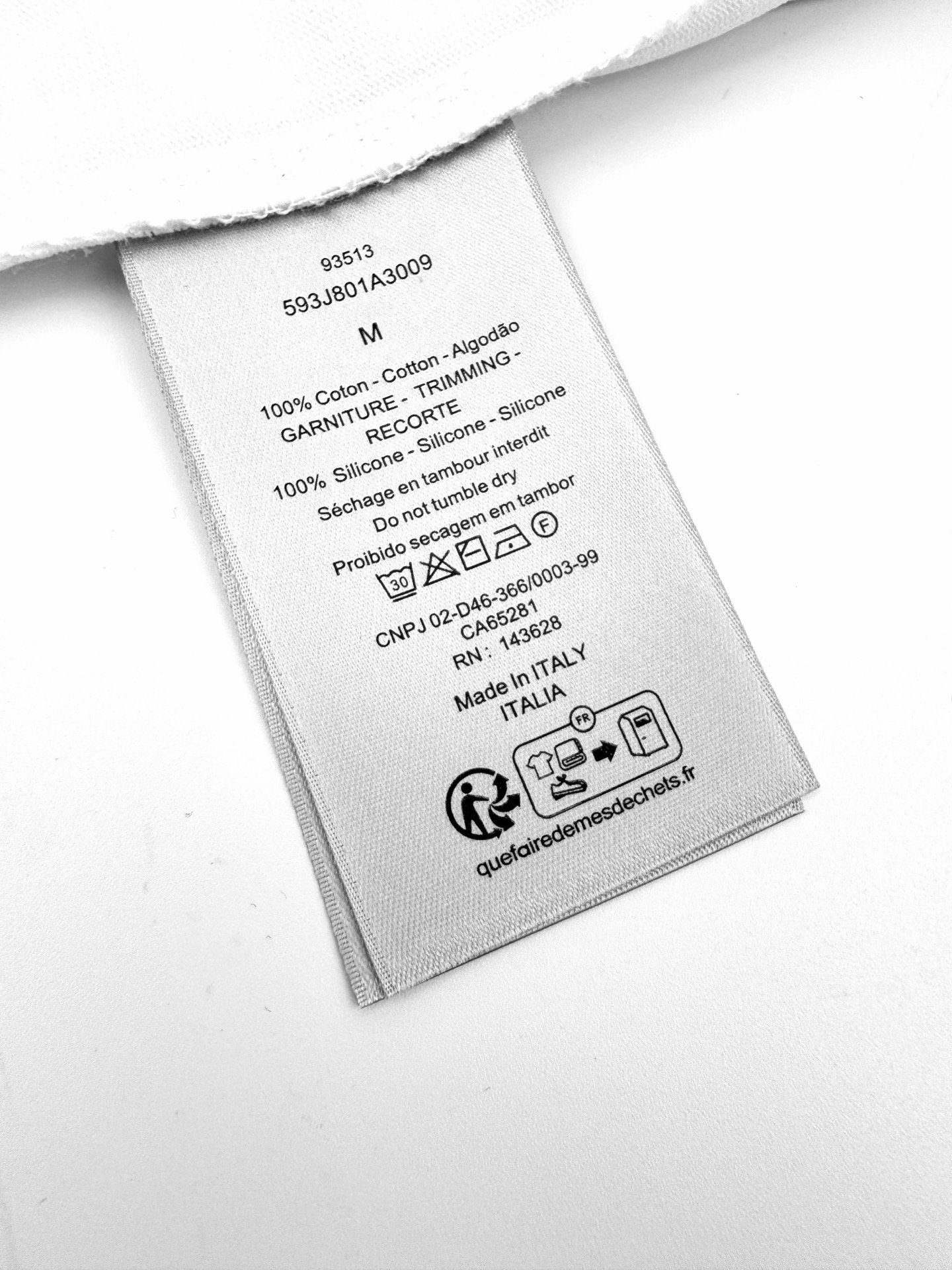 relaxed fit t shirt met dior oblique motief