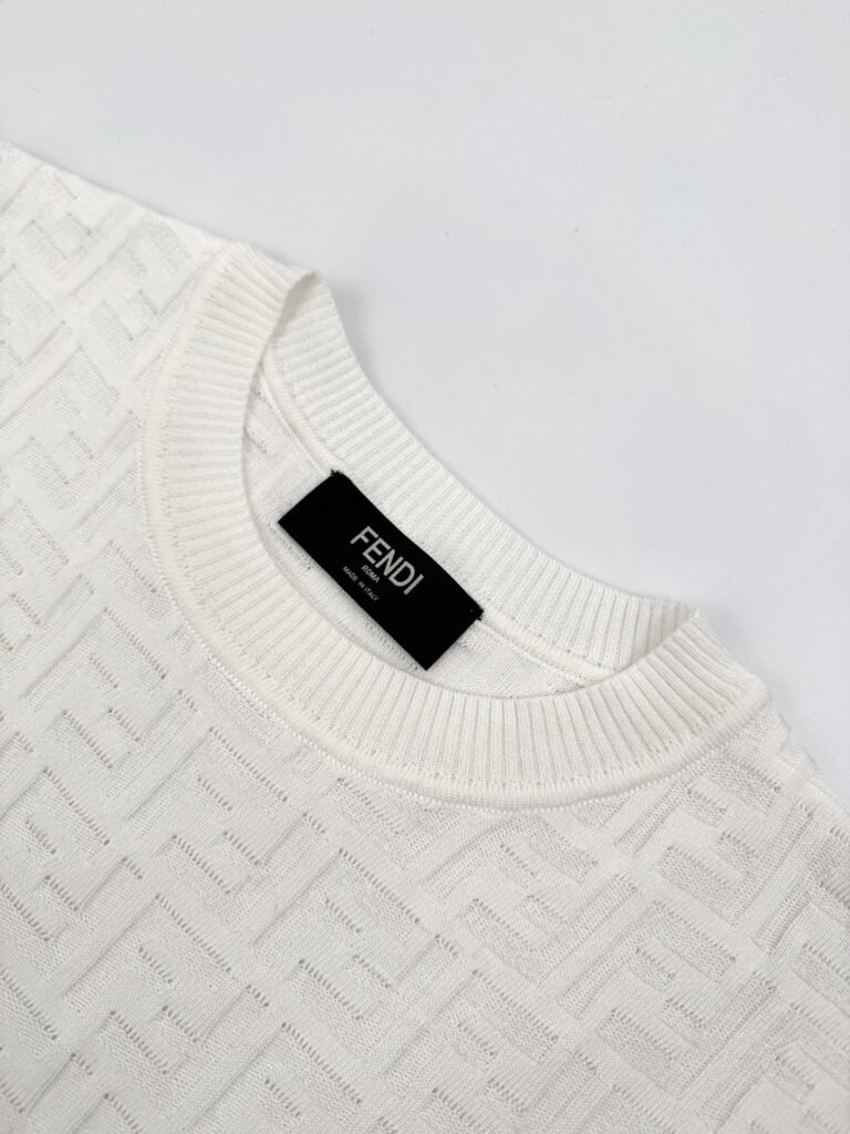 fendi motief t shirt zwart (copy)