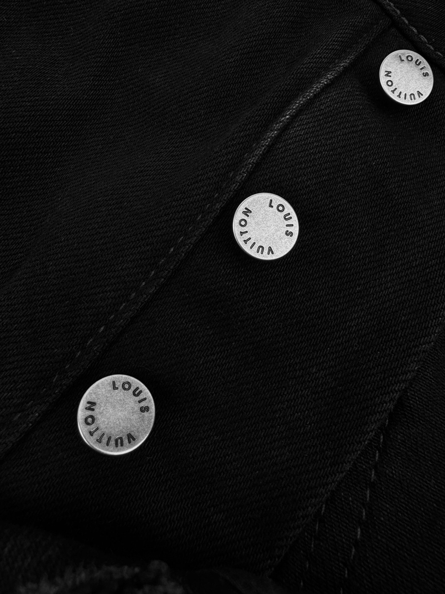 louis vuitton monogram destroy denim pants