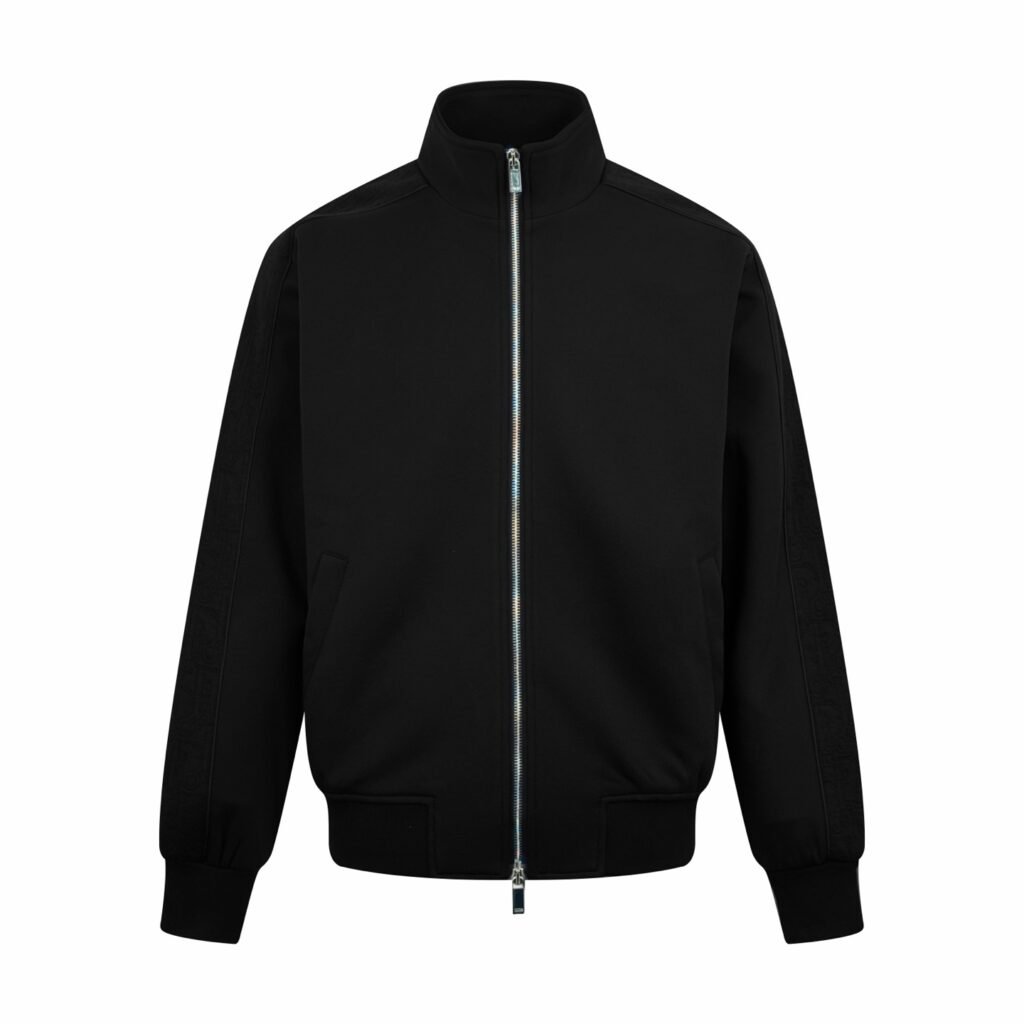 dior zip up cardigan