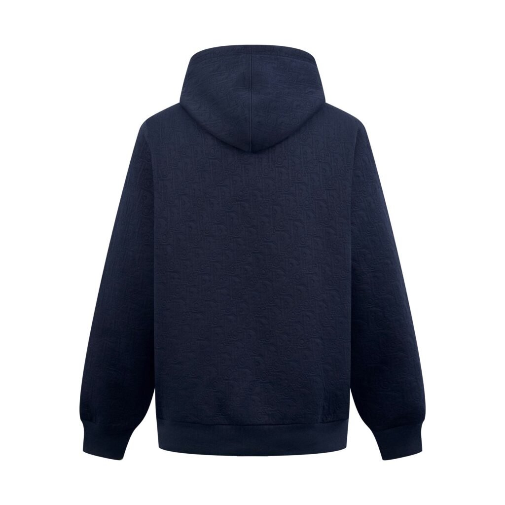 dior oblique hoodie blauw