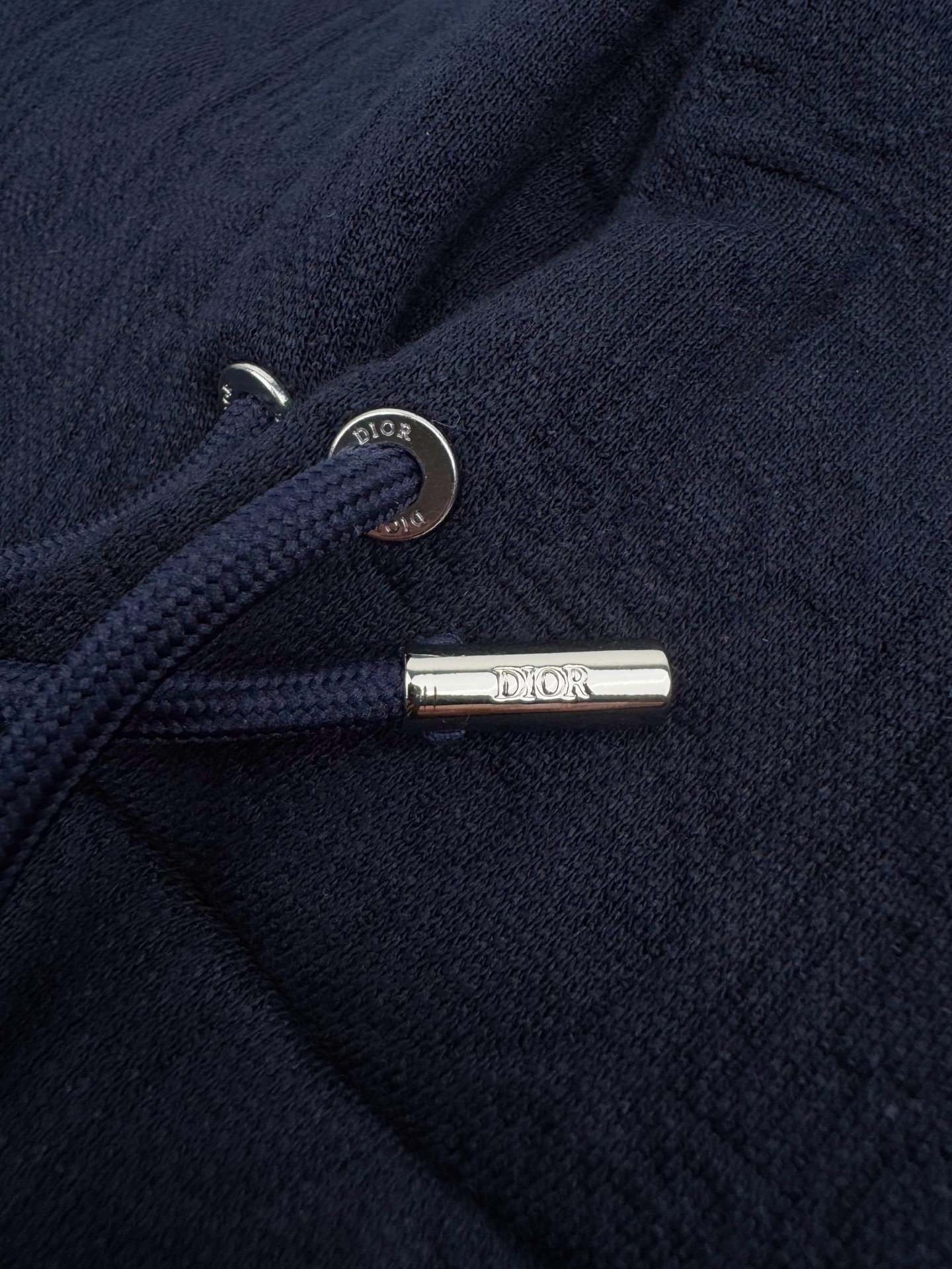 dior oblique hoodie blauw