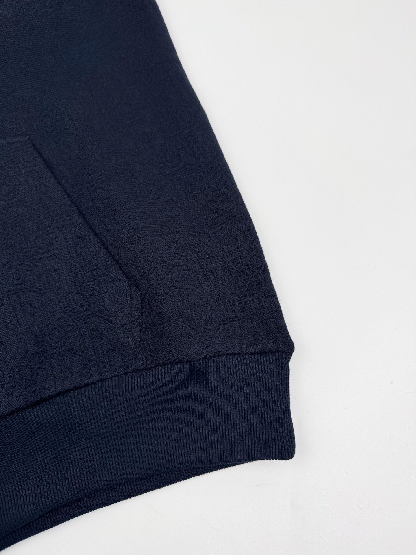 dior oblique hoodie blauw