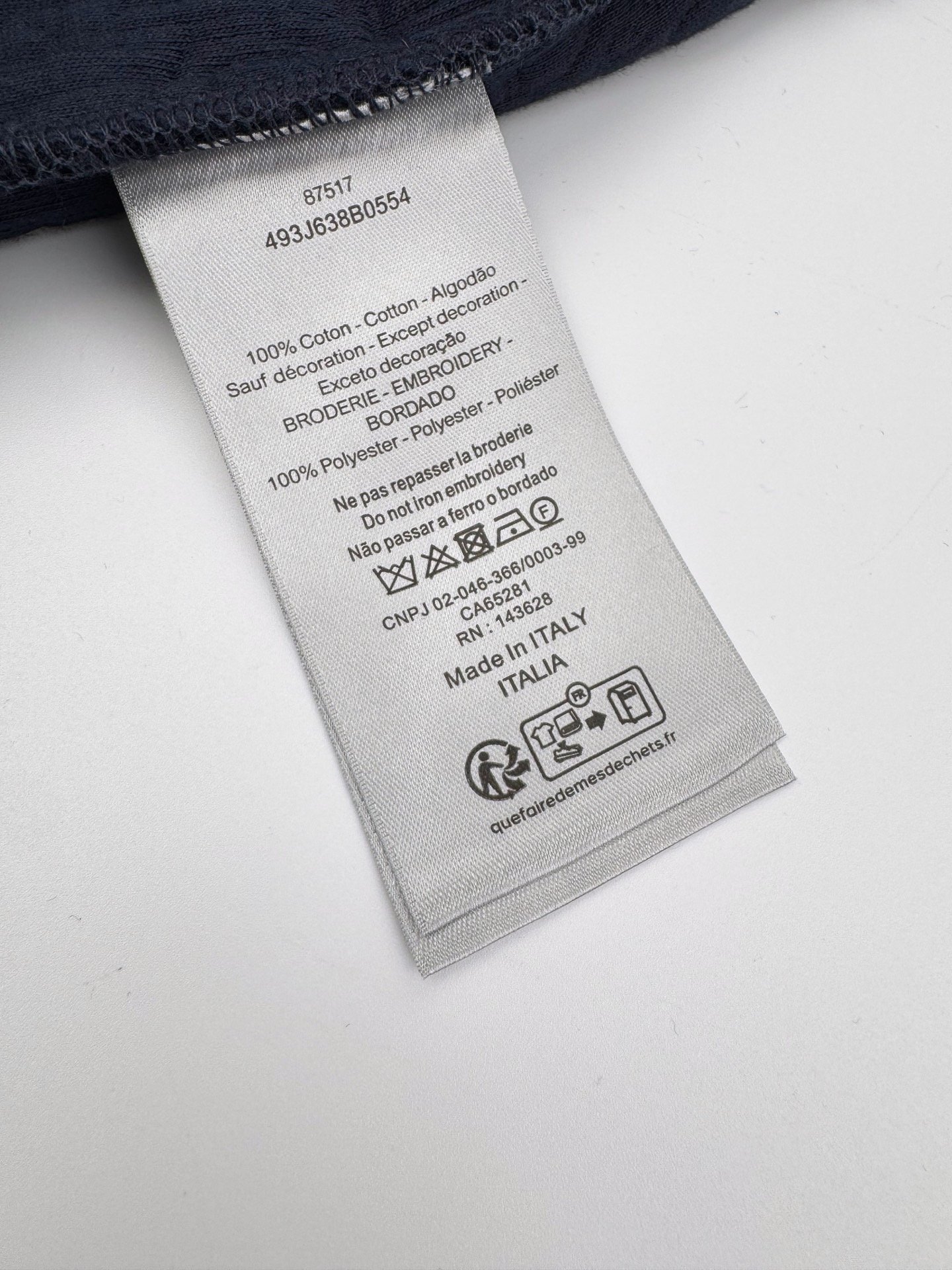 dior oblique hoodie blauw