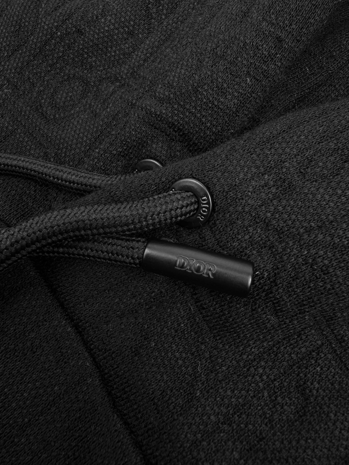 dior oblique hoodie zwart