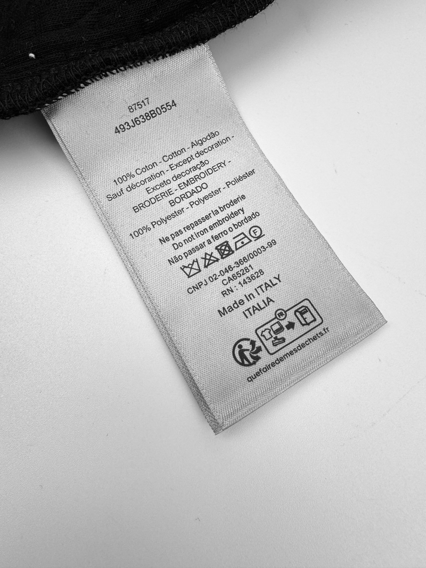 dior oblique hoodie zwart