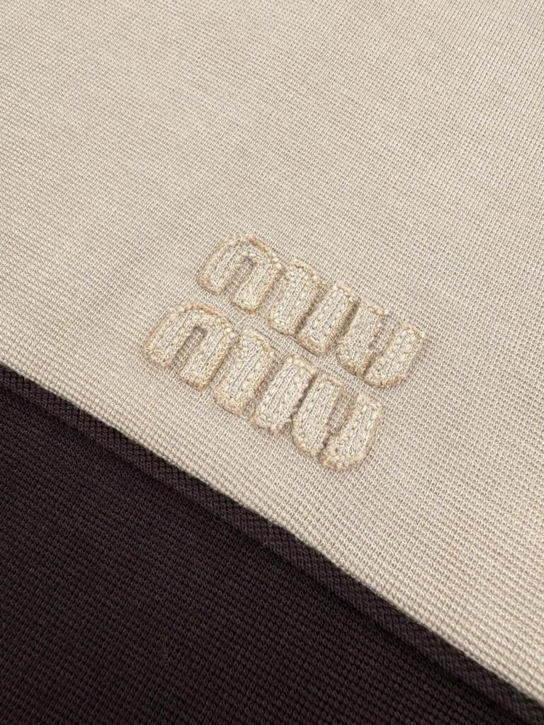 miu miu knitted cuffs trainingspak