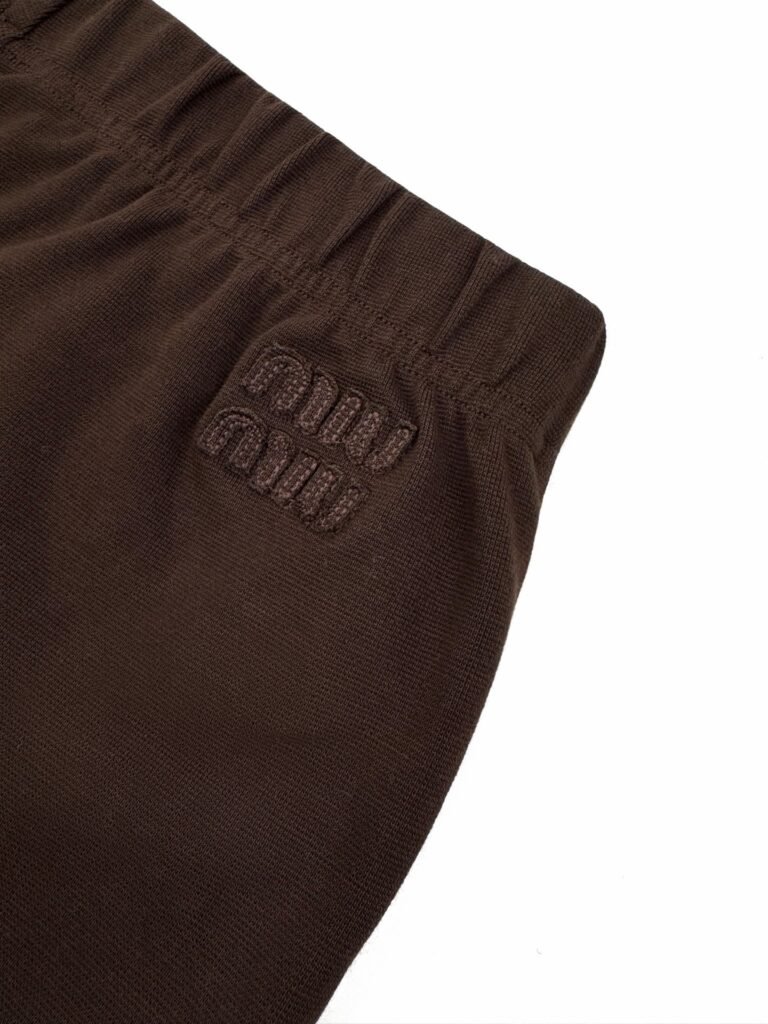miu miu knitted cuffs trainingspak
