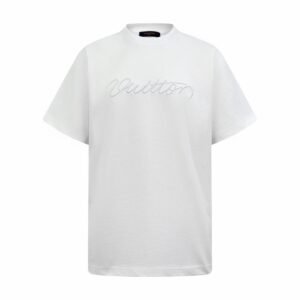 embossed louis vuitton t shirt zwart (copy)