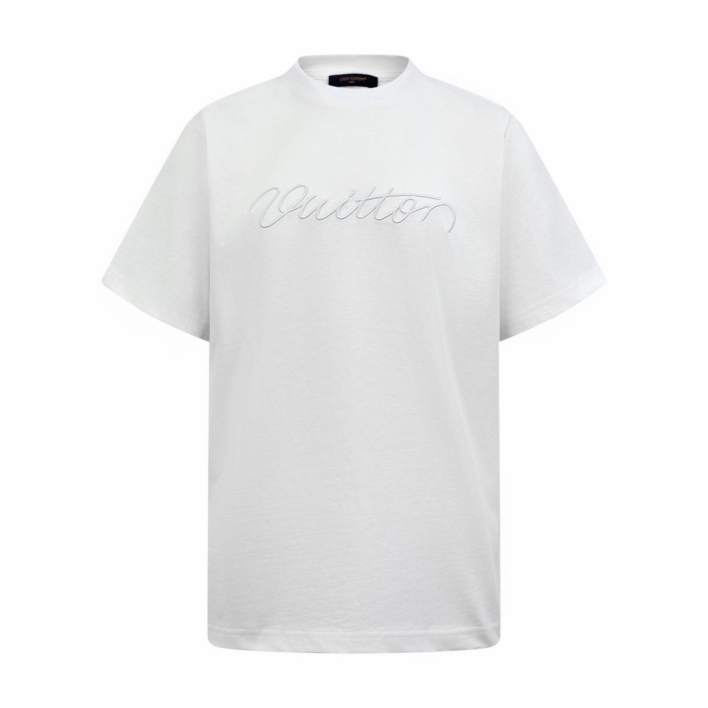 embossed louis vuitton t shirt zwart (copy)