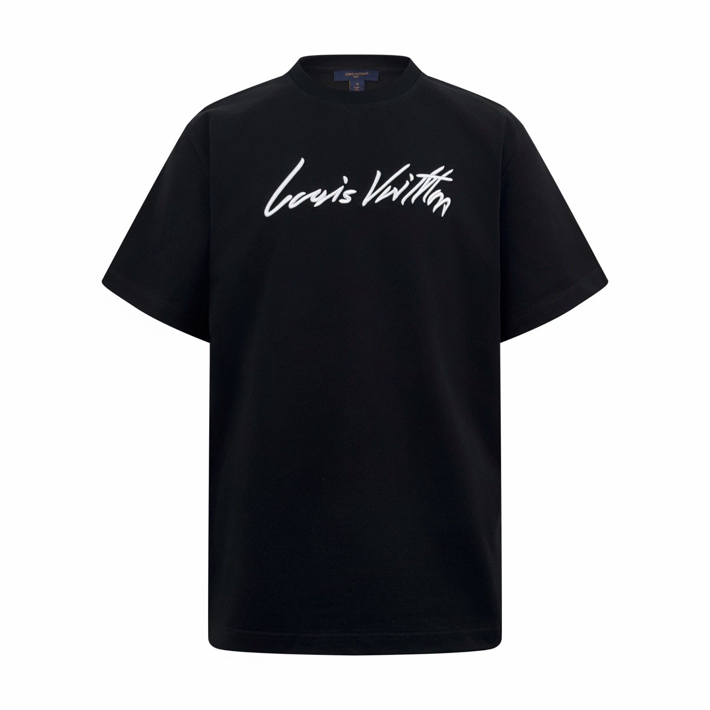 embossed louis vuitton t shirt zwart (copy)