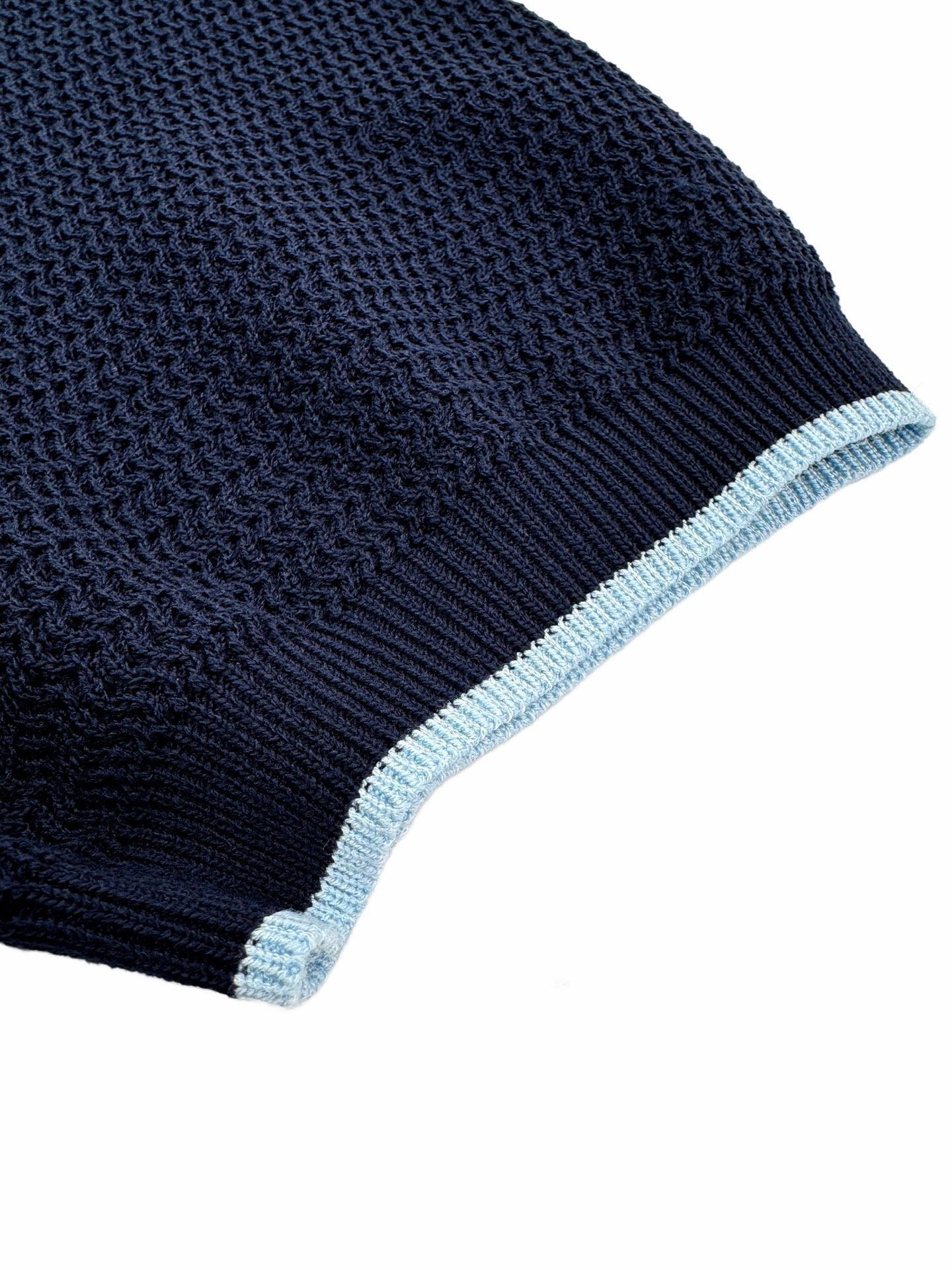 prada short sleeve t shirt blauw