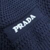 prada short sleeve t shirt blauw