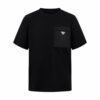 prada short sleeve t shirt blauw