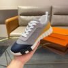 hermès bouncing satin knit and suede