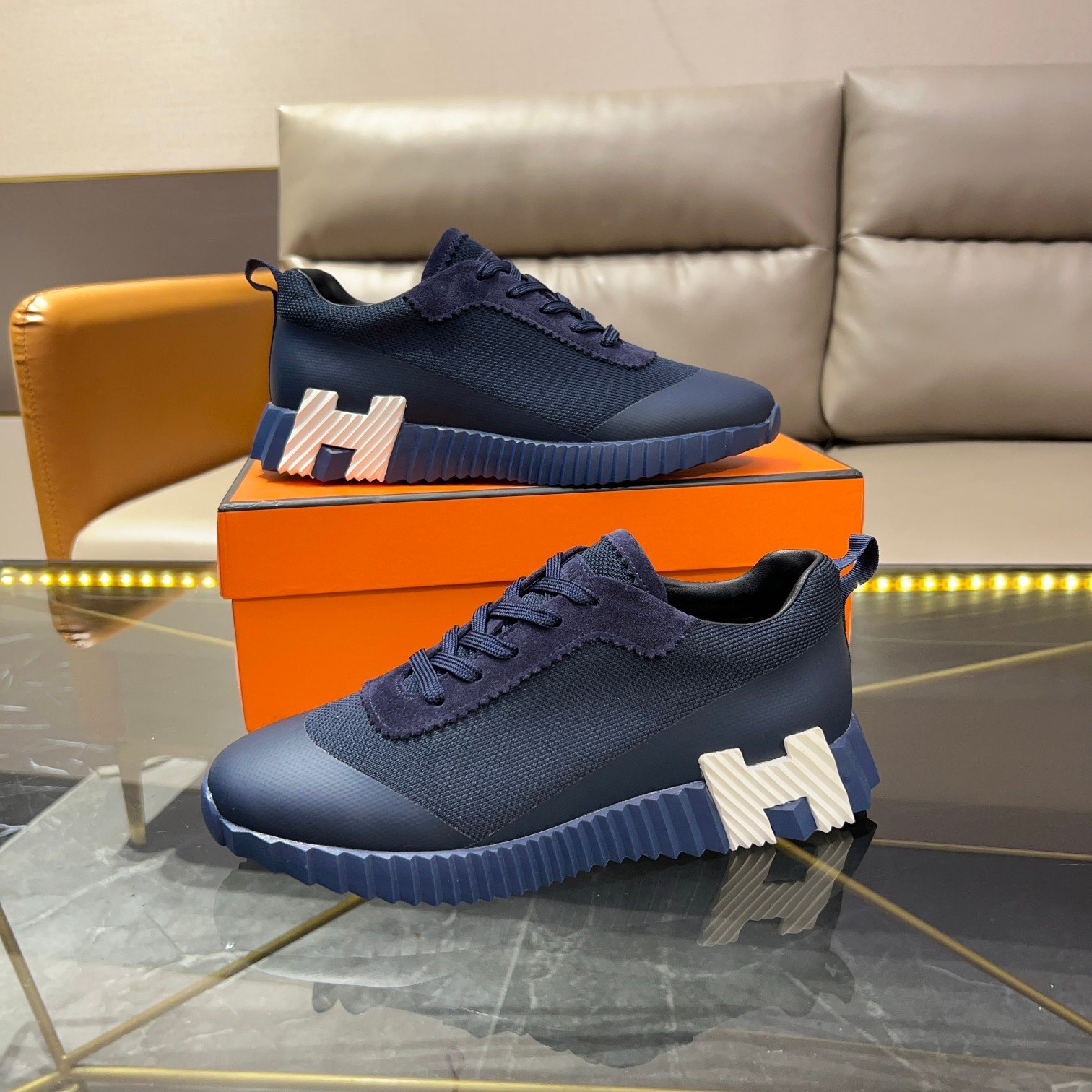 hermès bouncing satin knit and suede (copy)