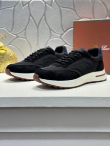Loro piana Week End Walk Sneaker zwart blauw