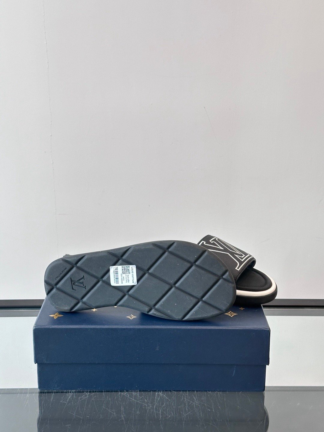 louis vuitton waterfront mule zwart