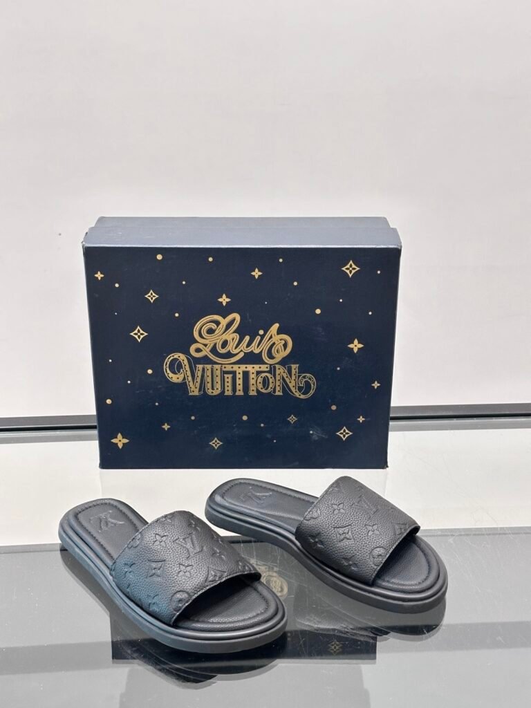 louis vuitton waterfront mule zwart