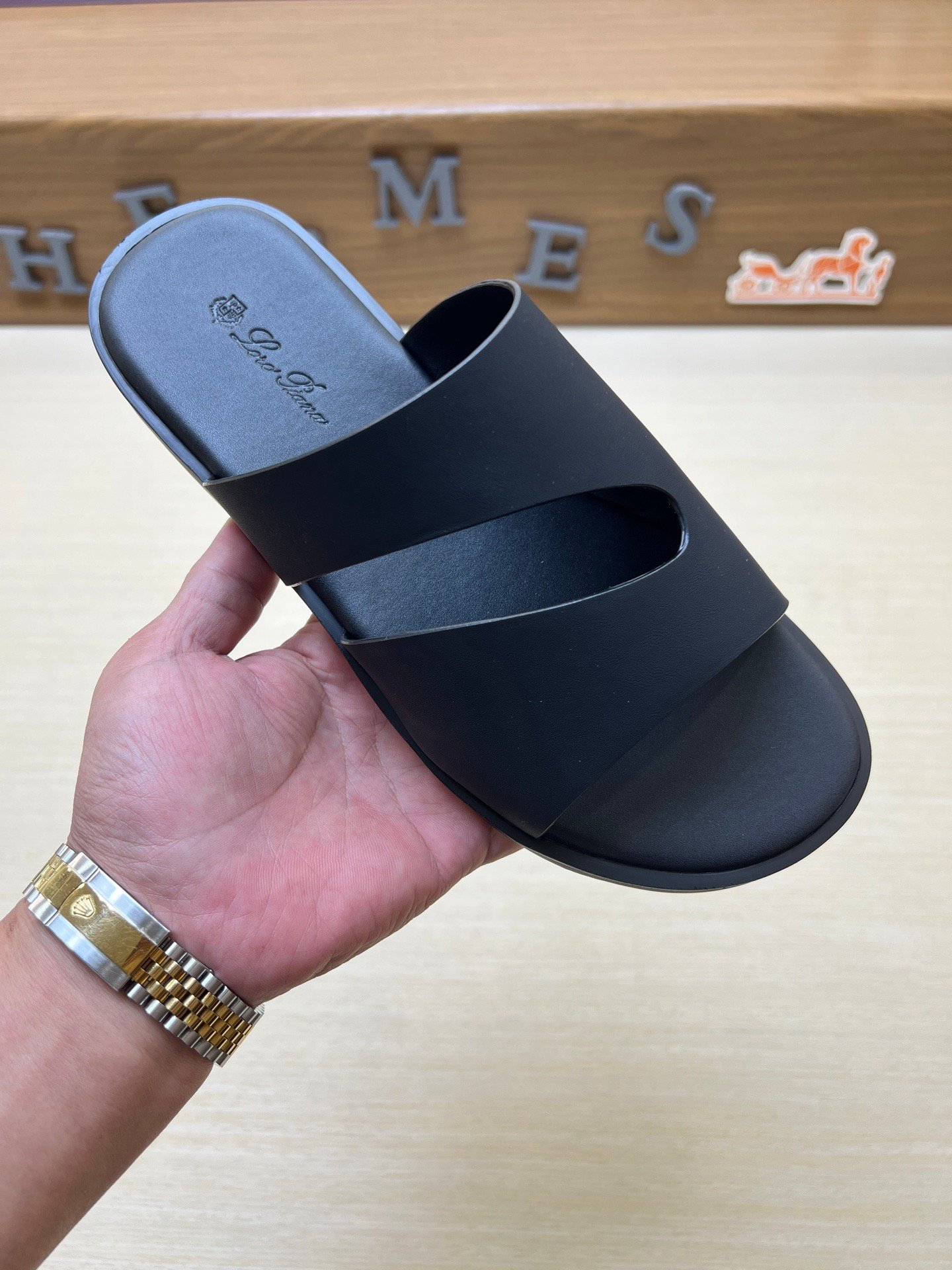 hermès chypre sandal zwart