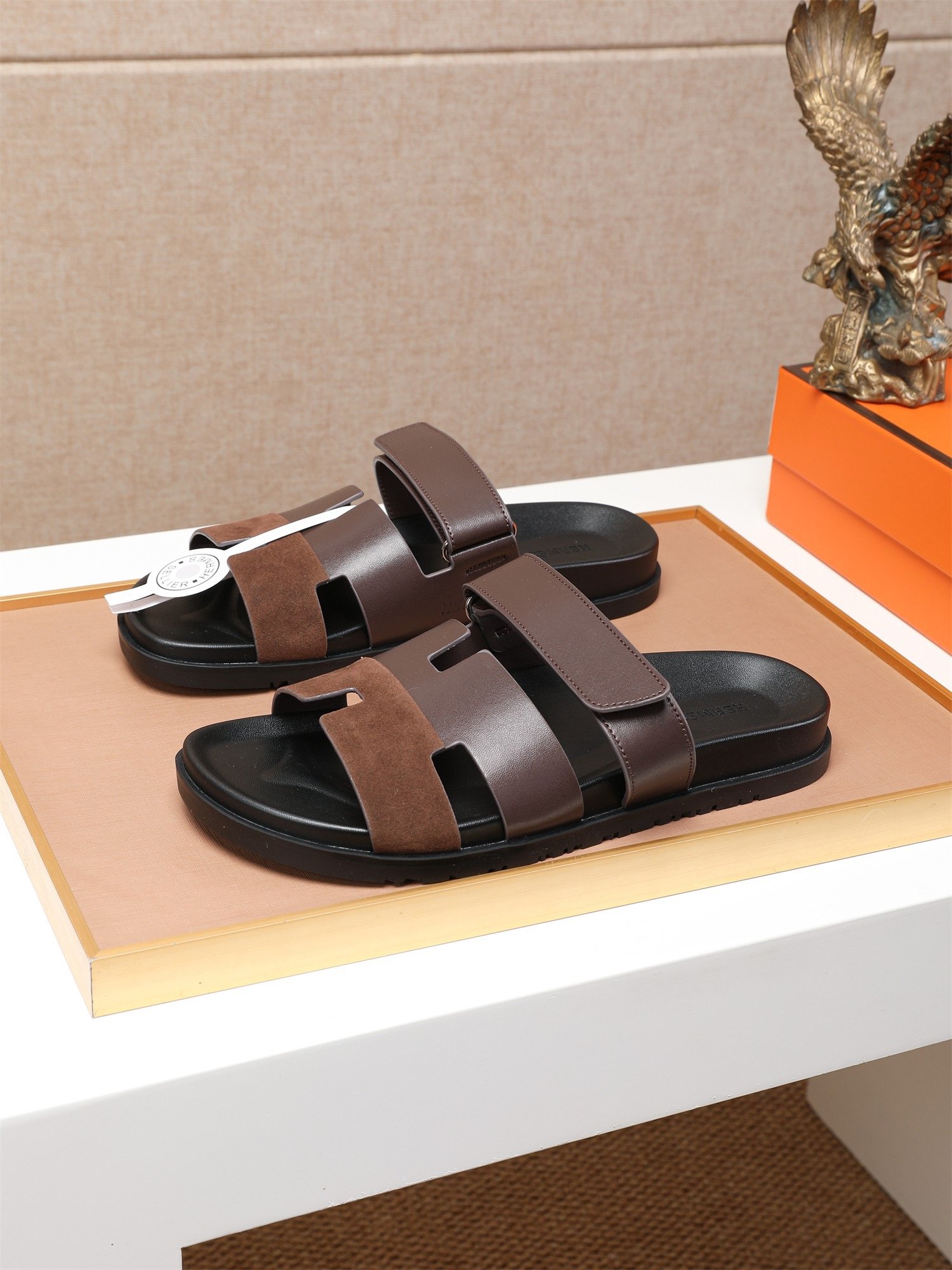 hermès chypre sandal bruin