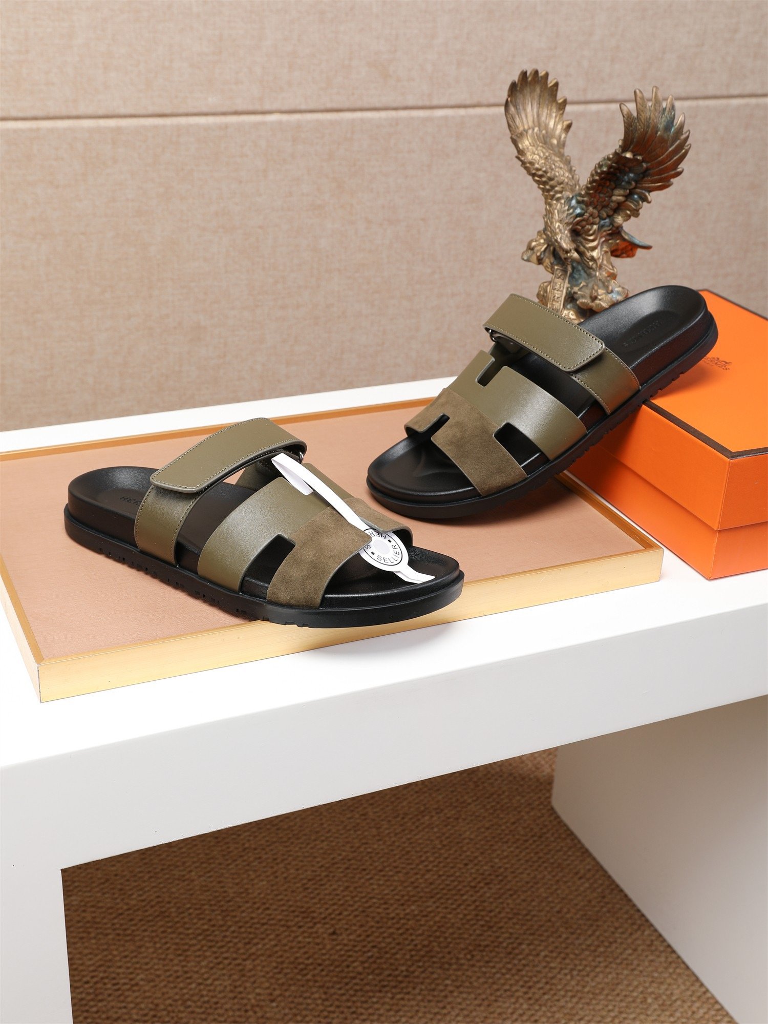 hermès chypre sandal bruin