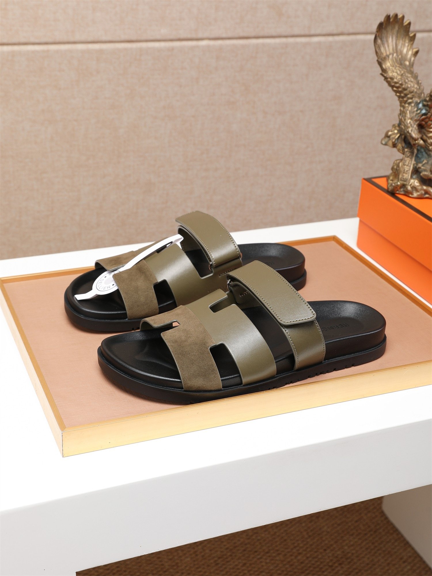 hermès chypre sandal bruin