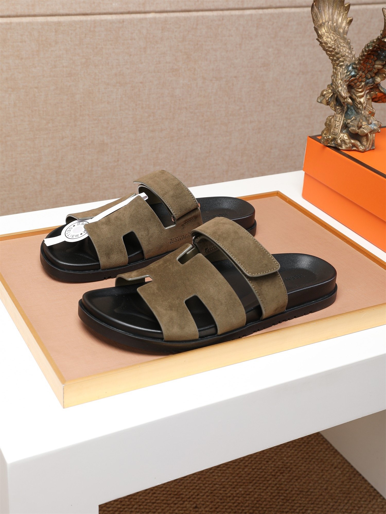 hermès chypre sandal bruin