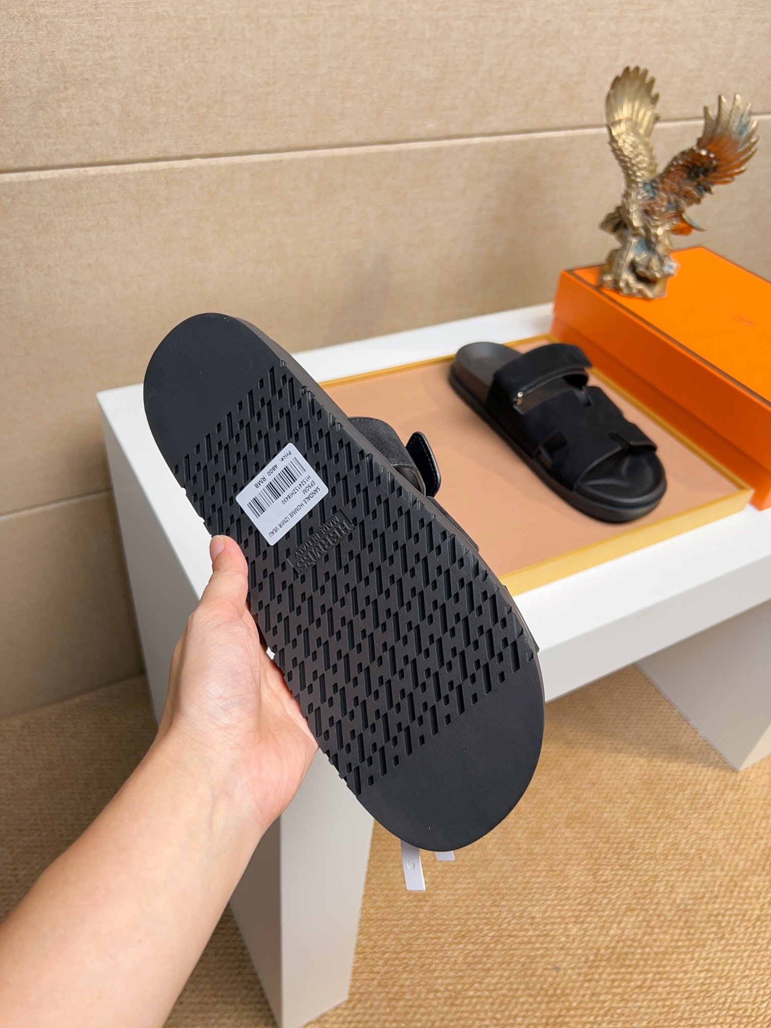 hermès chypre sandal bruin