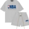 fear of god essentials nba zwart zomer set
