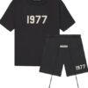 fear of god essentials nba zwart zomer set