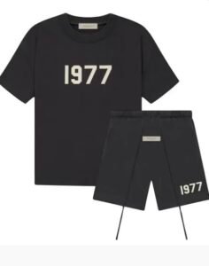 Fear of God Essentials 1977 zomer set zwart