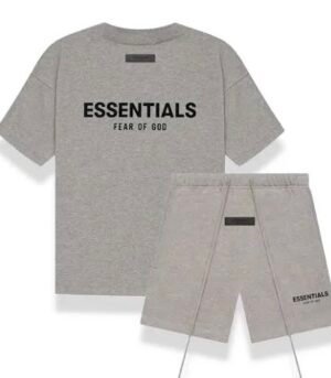 fear of god essentials nba zwart zomer set