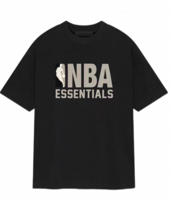 fear of god essentials nba zwart zomer set