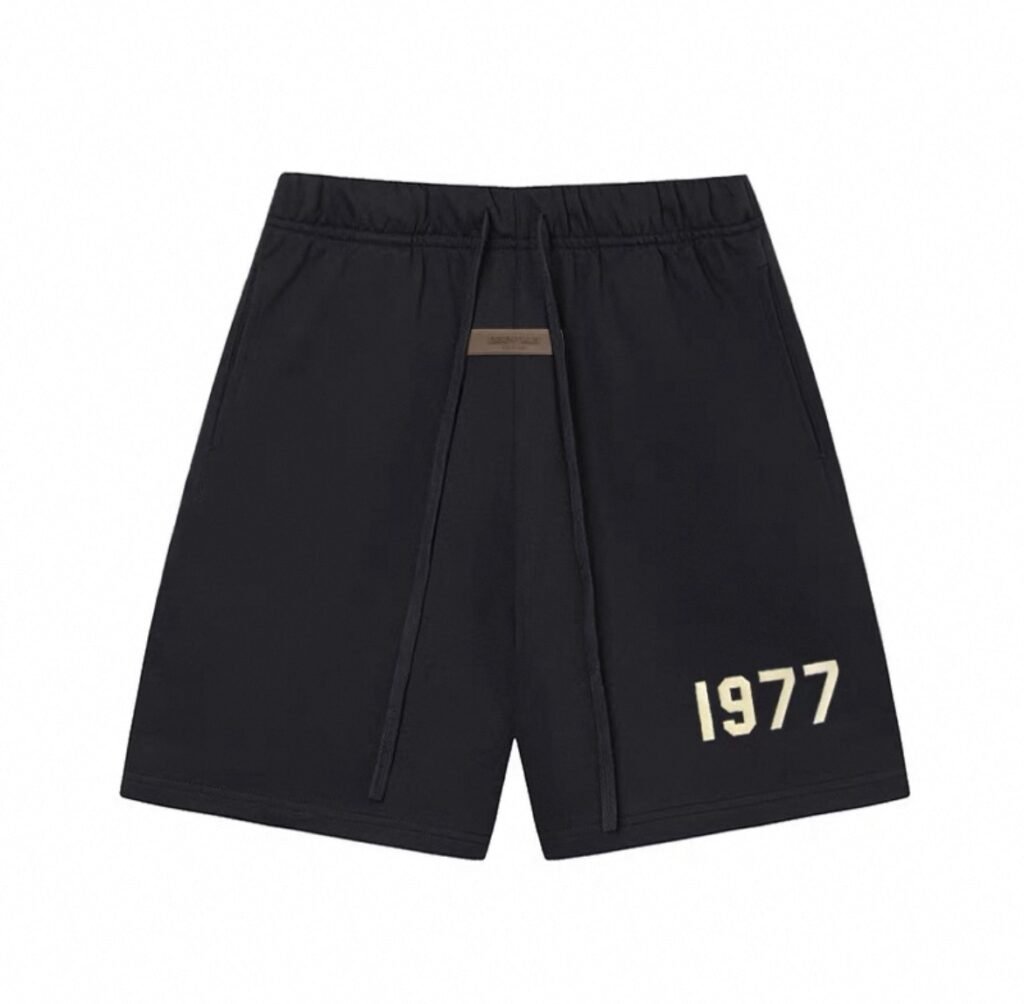 fear of god essentials nba zwart zomer set