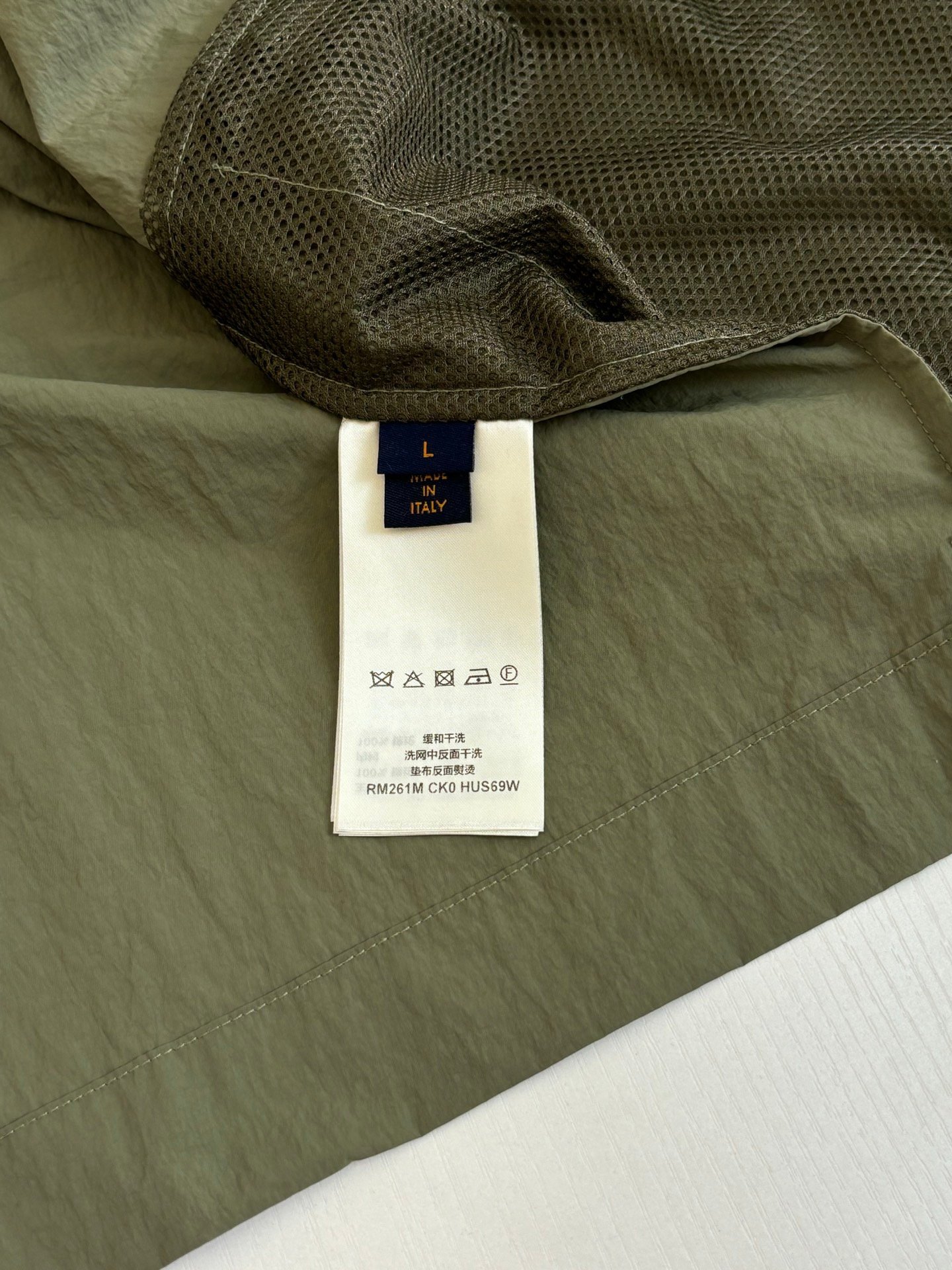 louis vuitton zomer jas groen