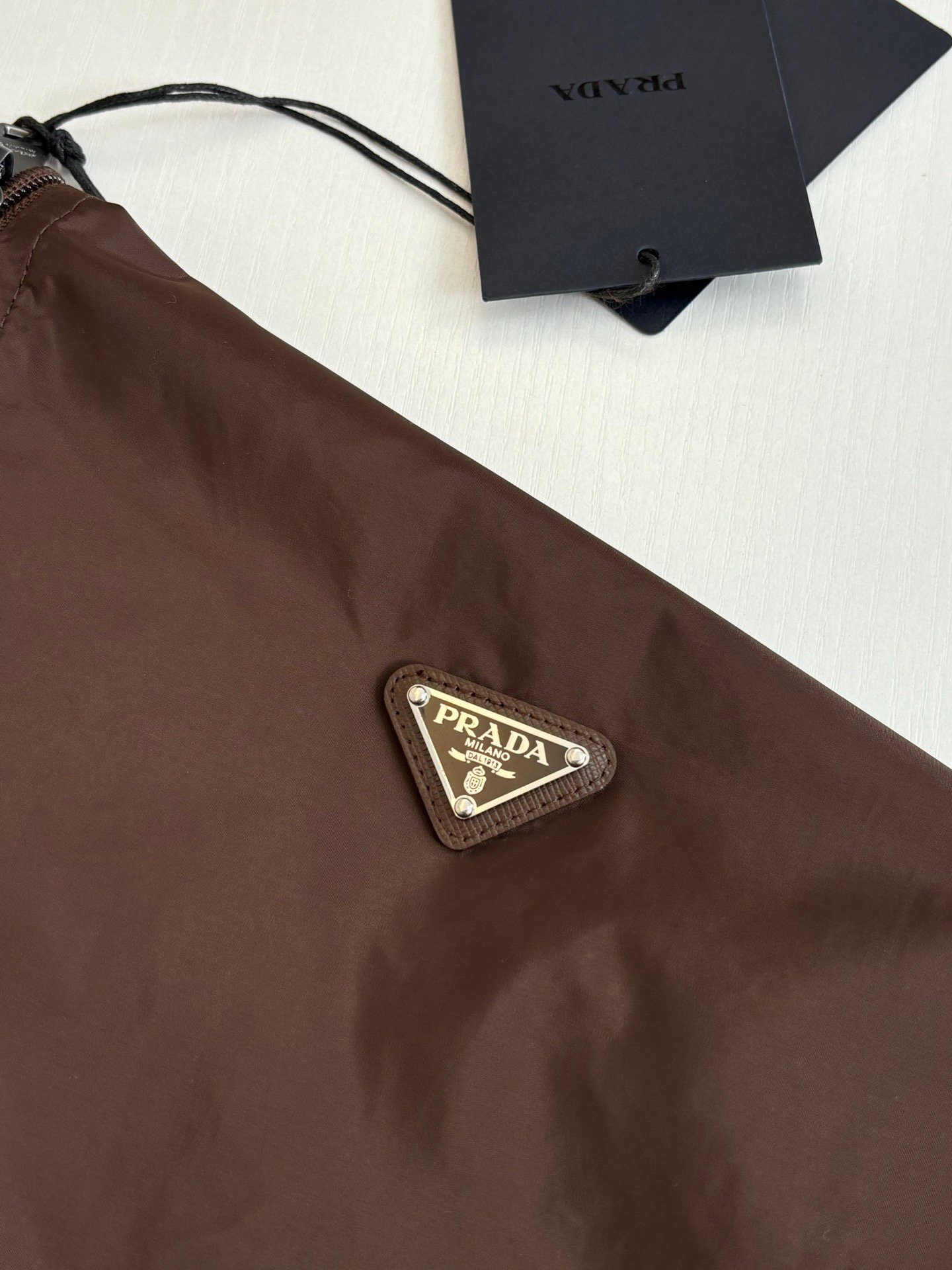 prada dubbelzijdige zomer jas